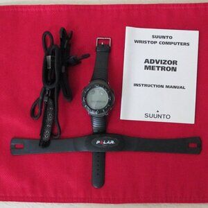 Men's Vintage Sunnto Wristop Computers Advizor Metron Watch